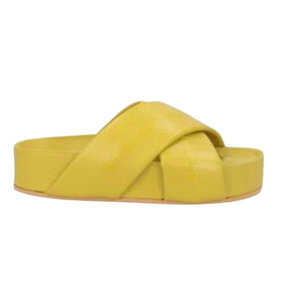 Stella McCartney Signature logo slides Yellow - Picture 1 of 6
